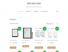 Tablet Screenshot of micmi.com